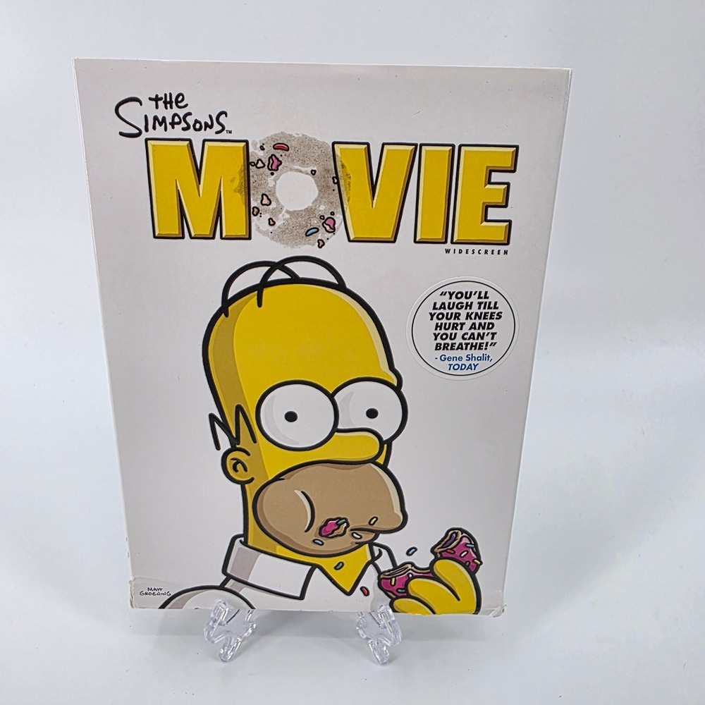 The Simpsons Movie DVD 2007 Widescreen New Sealed with Slipcover PG-13